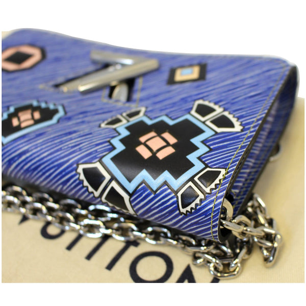 Louis Vuitton Twist Chain Denim Wallet Epi Azteque Bag