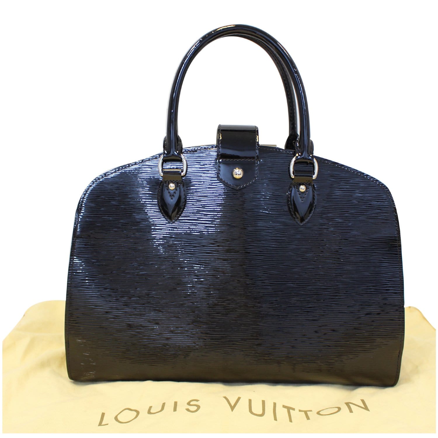 Louis Vuitton Mint Green Electric Epi Leather Alma GM Bag Louis