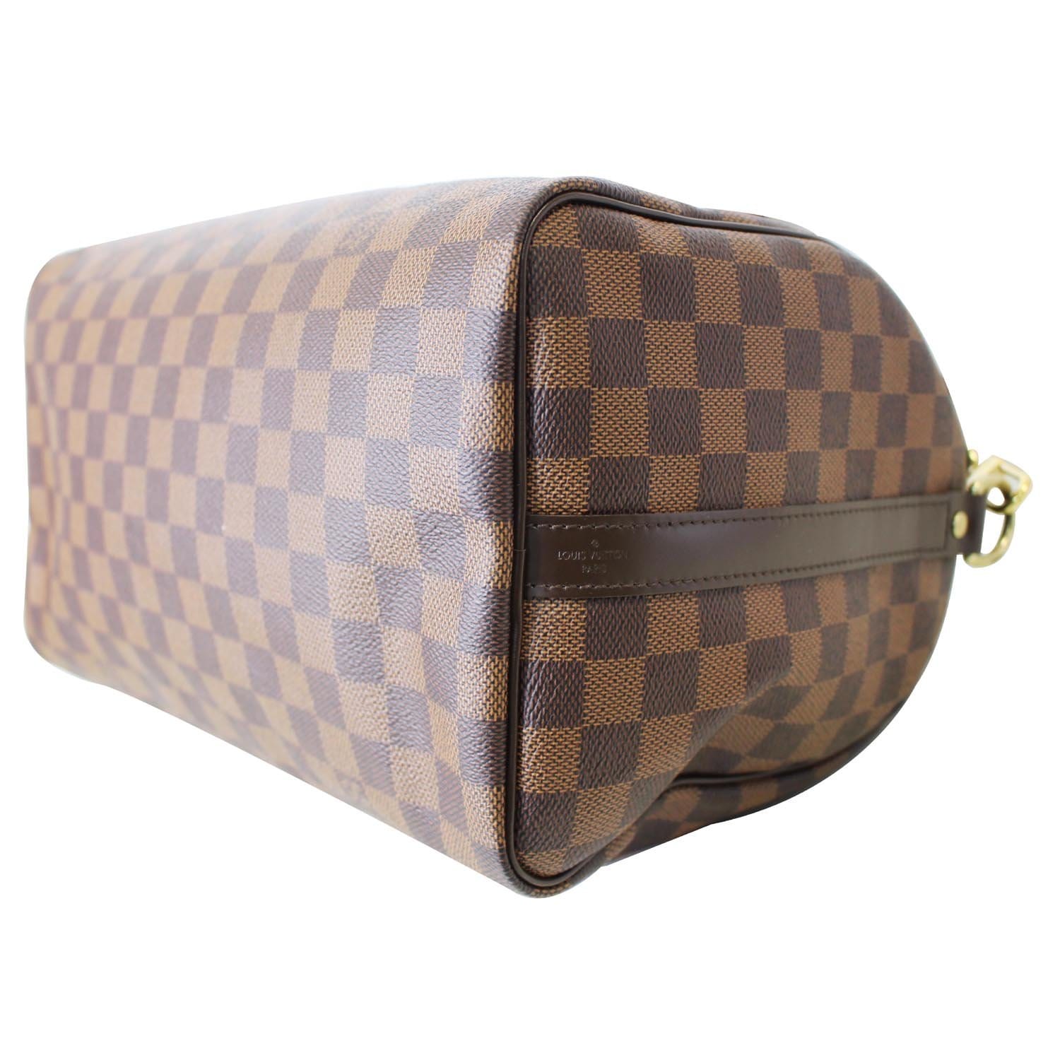 Louis Vuitton - Authenticated Speedy Bandoulière Handbag - Leather Brown for Women, Good Condition