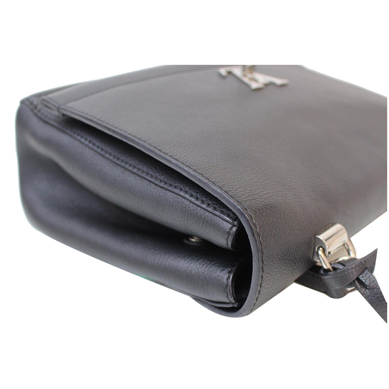 Louis Vuitton Black/Beige Leather Lockme II Bag at 1stDibs