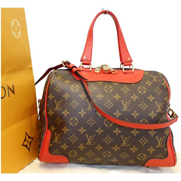 LOUIS VUITTON Monogram Retiro NM Coquelicot Shoulder Bag-US