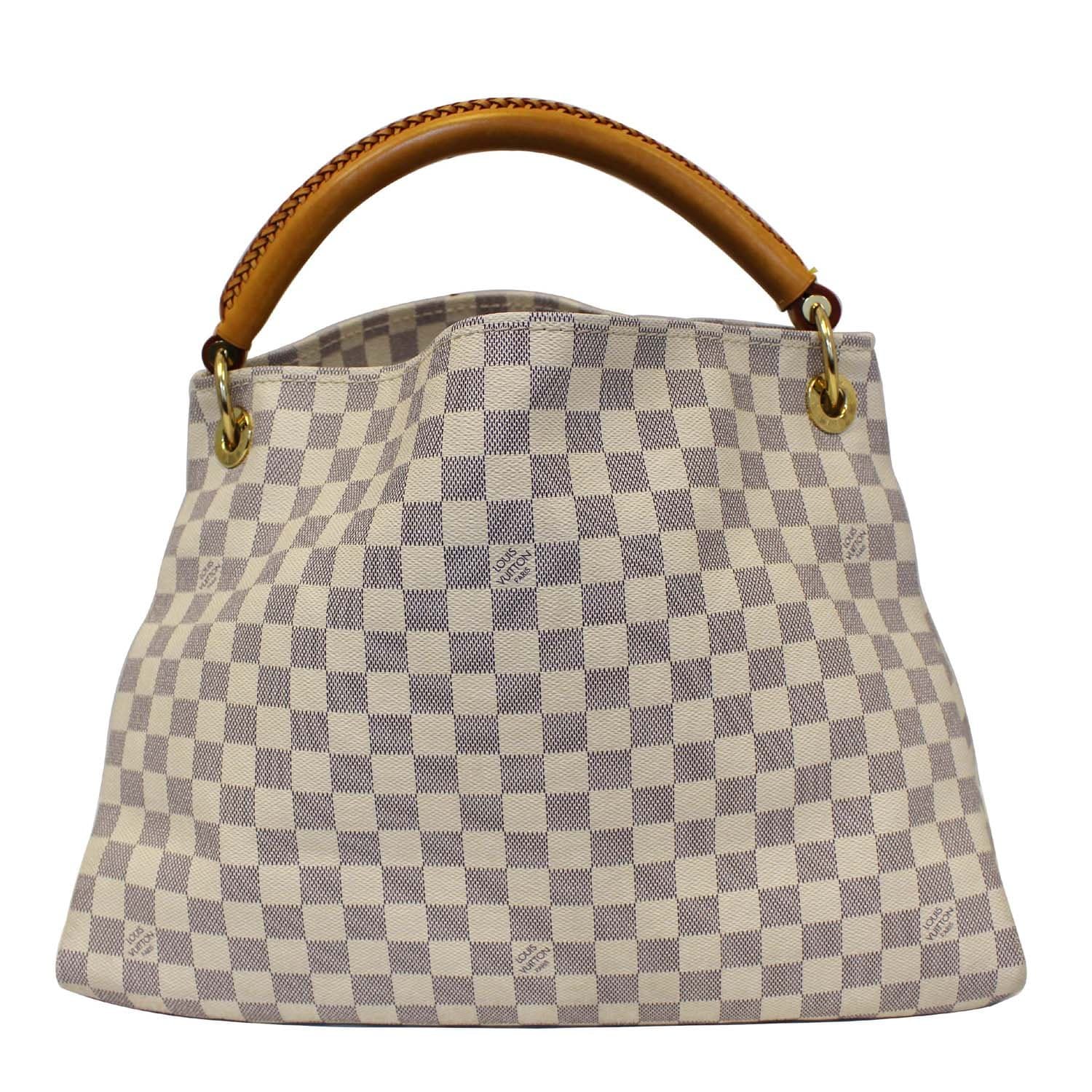 Louis Vuitton Damier Azur Artsy MM - White Hobos, Handbags - LOU791523