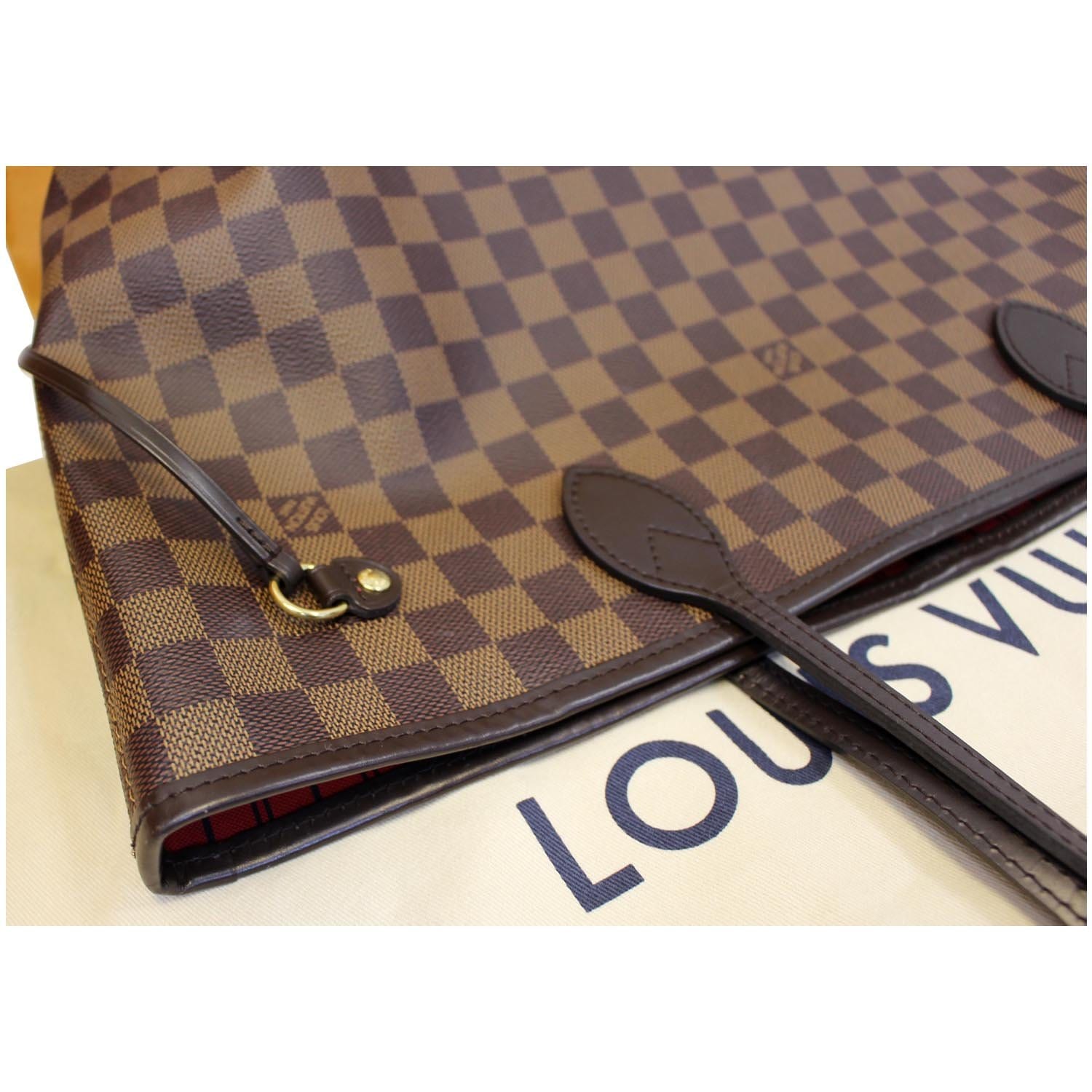 Louis Vuitton // Brown Damier Ebene Neverfull MM Tote Bag – VSP Consignment