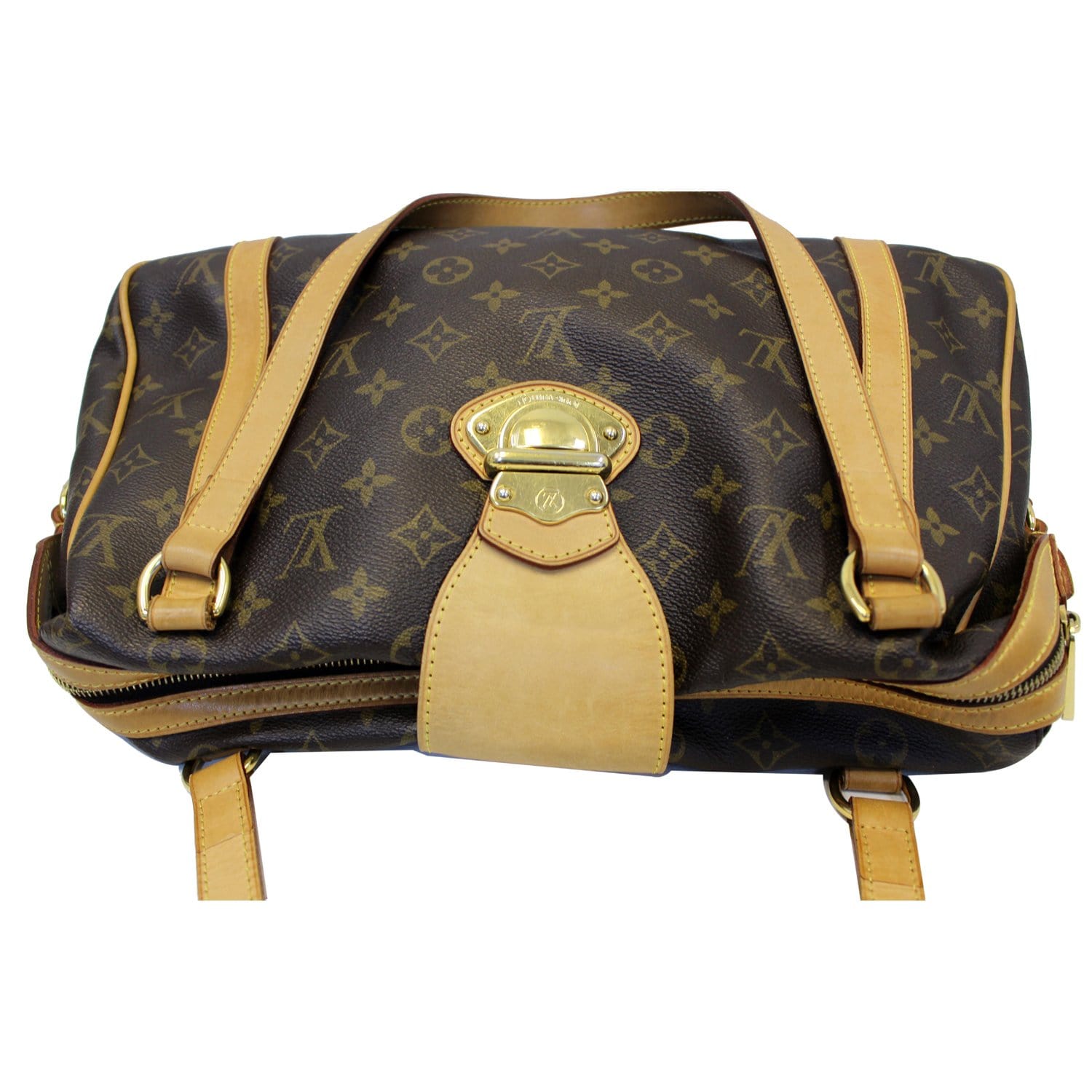 Louis Vuitton Stresa Handbag Monogram Canvas GM Brown 23612461
