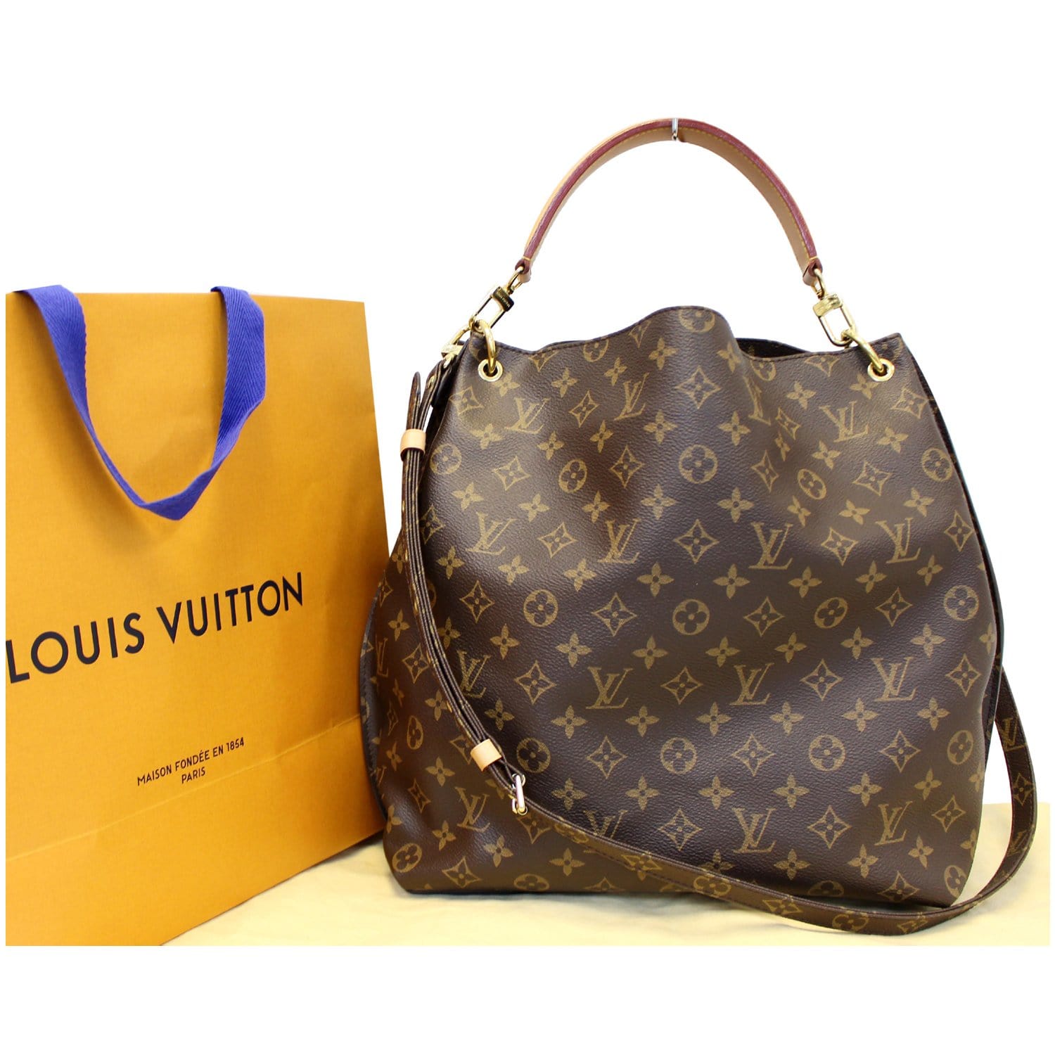 Sold at Auction: Louis Vuitton, Louis Vuitton Monogram Canvas Metis Hobo Bag