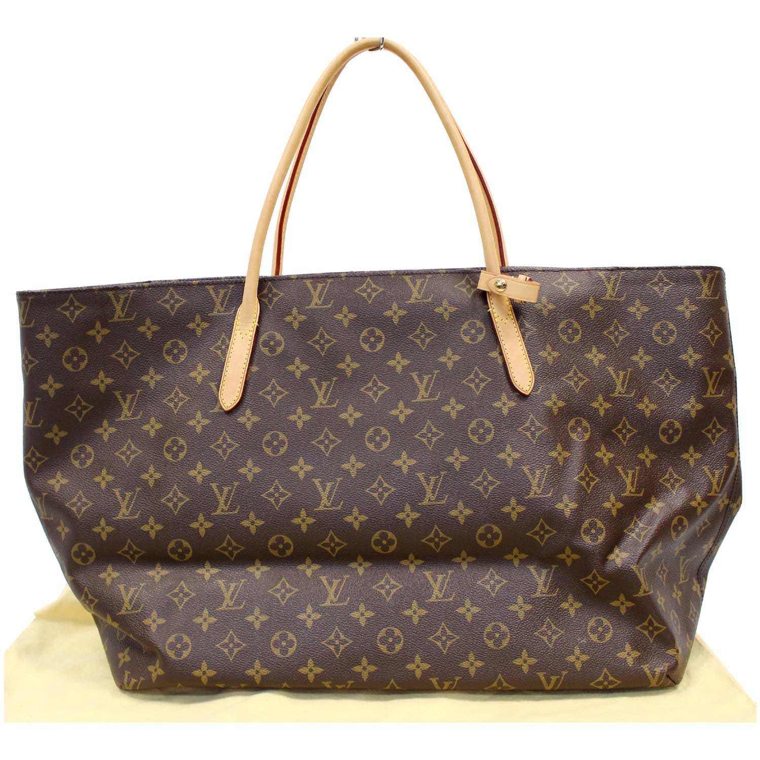 Raspail leather tote Louis Vuitton Brown in Leather - 26448678