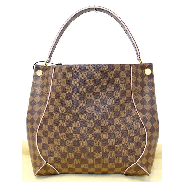 LOUIS VUITTON Caissa Damier Ebene Rose Ballerine Hobo Bag-US