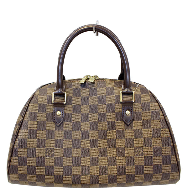 LOUIS VUITTON Ribera MM Damier Ebene Brown Satchel Bag-US