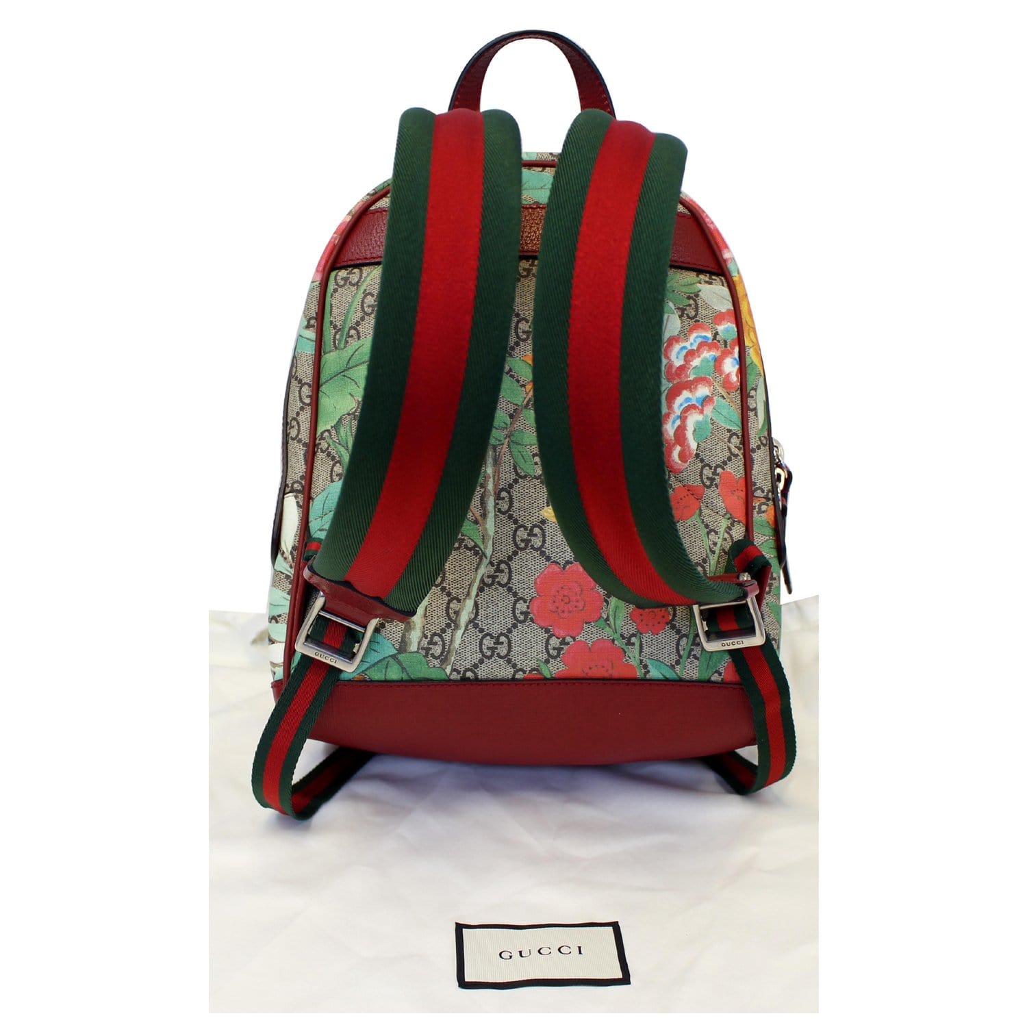 Gucci Animalier Web Backpack Monogram GG Supreme Stitched - US