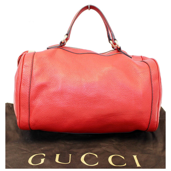 GUCCI Red Leather Soho Boston Bag-US