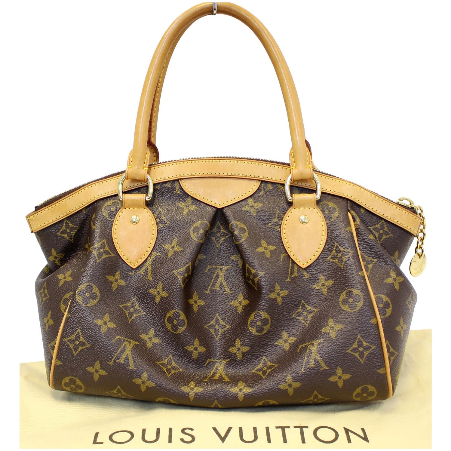 Tivoli tote Louis Vuitton Brown in Cotton - 35087830
