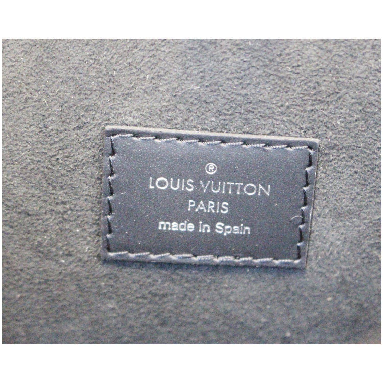 Louis Vuitton Neverfull EPI Leather Tote Shoulder Bag Denim Blue