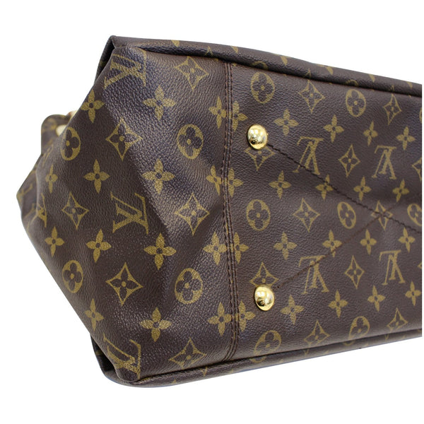 LOUIS VUITTON Artsy MM Monogram Canvas Hobo Brown Shoulder Bag-US