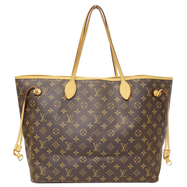 LOUIS VUITTON Neverfull GM Monogram Canvas Shoulder Bag Fuchsia-US