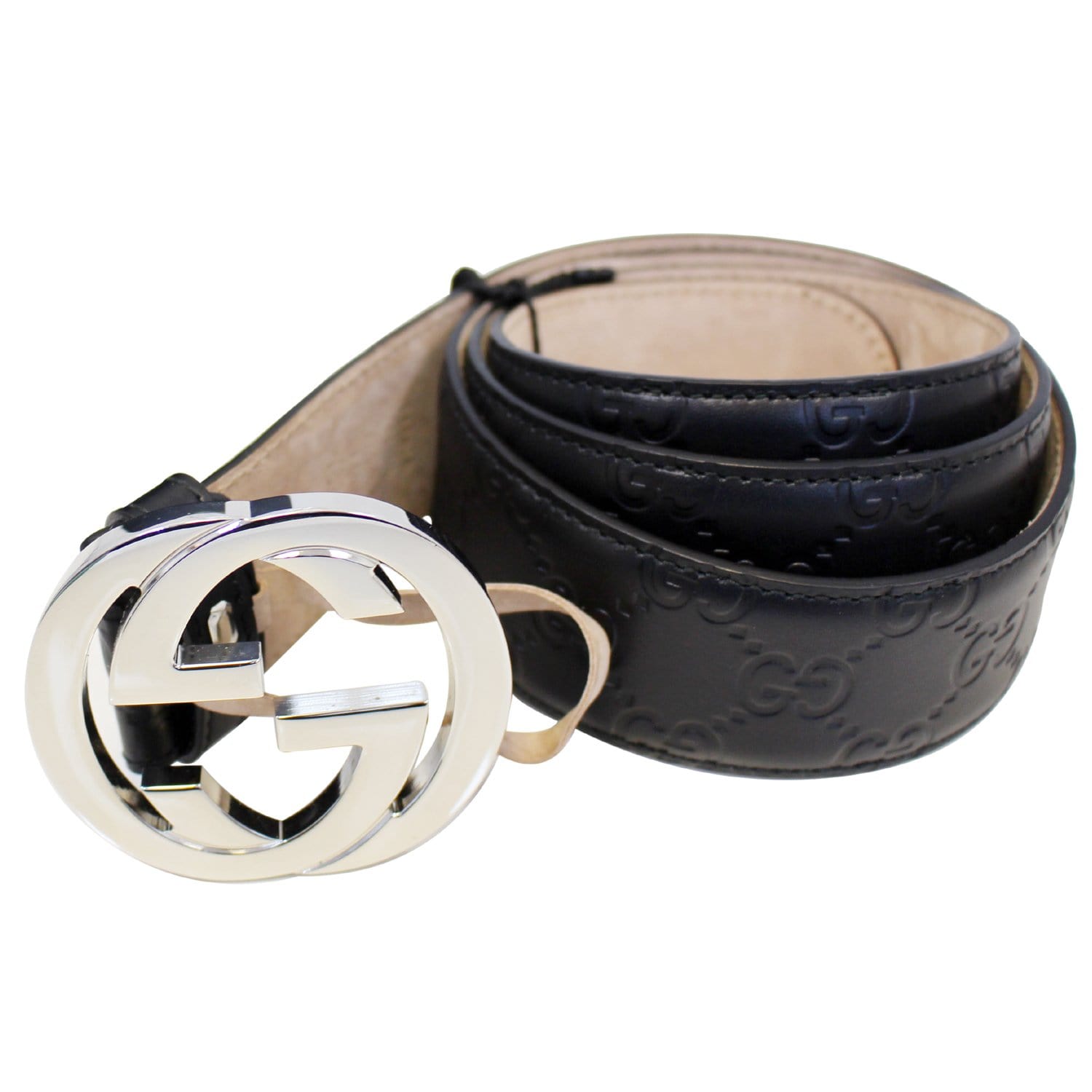 Signature leather belt