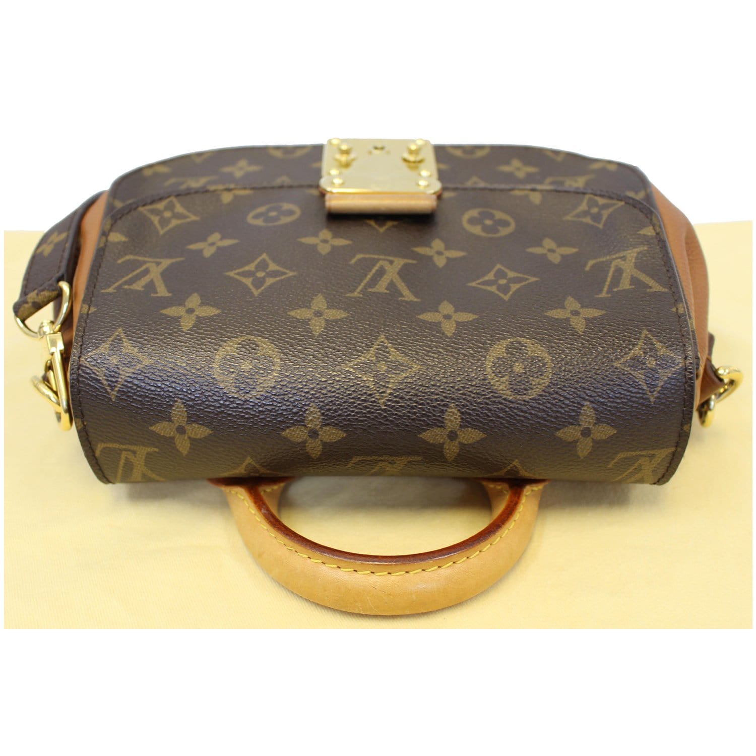 Louis Vuitton Brown/Red Monogram Canvas and Leather Eden PM Bag at 1stDibs   louis vuitton eden pm, louis vuitton bag red and brown, louis vuitton  bags red and brown