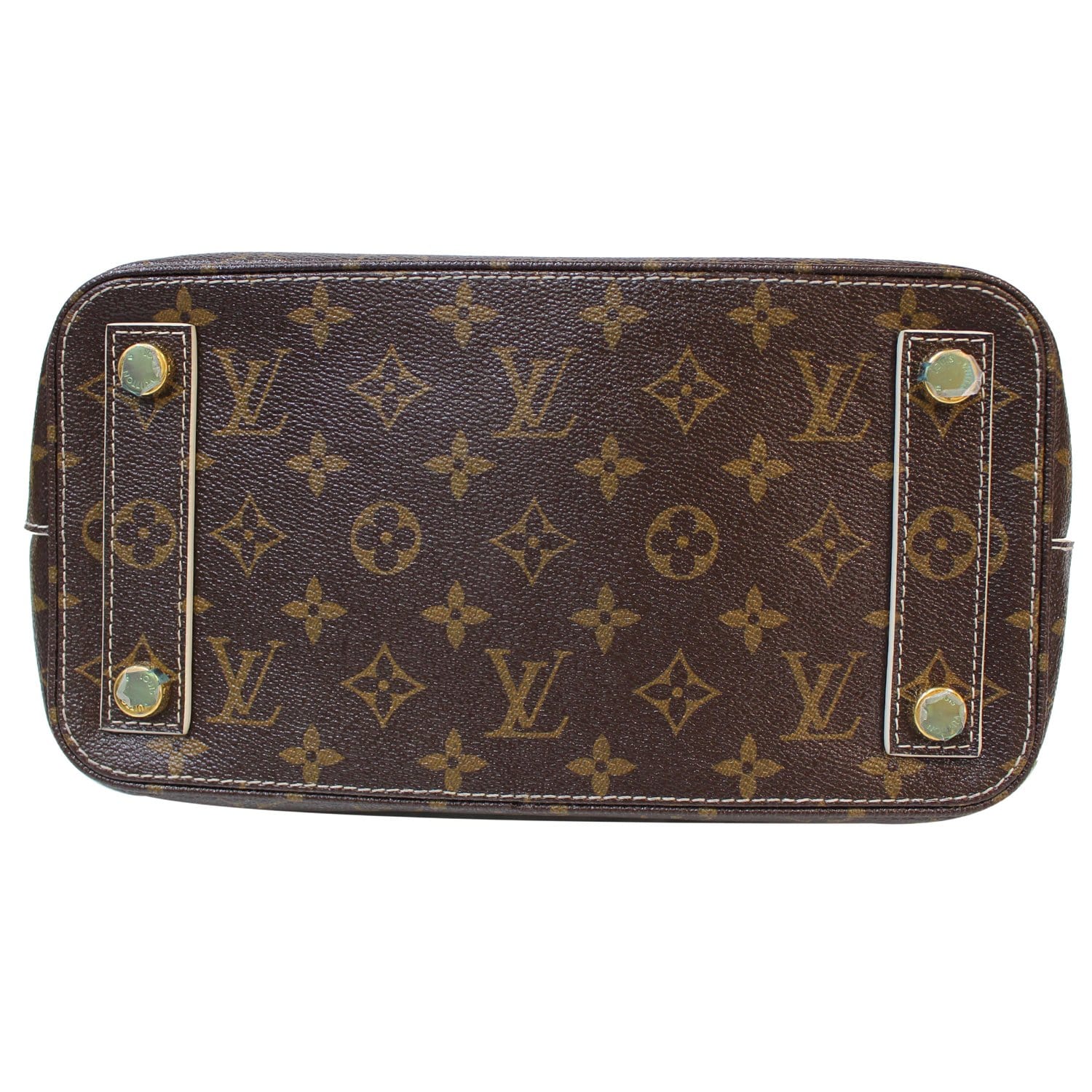 Louis Vuitton Brown Monogram e Leather Cloth ref.473400 - Joli Closet