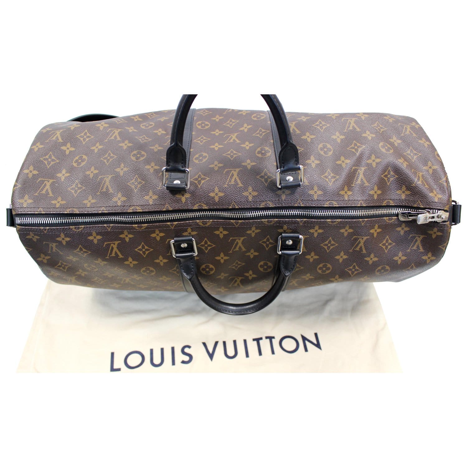 Preloved Louis Vuitton Keepall 45 Bandouliere (NO STRAP) Macassar