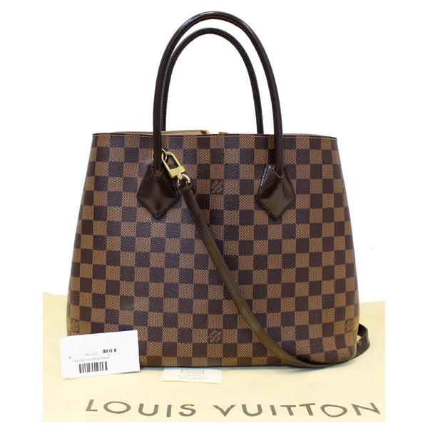 LOUIS VUITTON Kensington Damier Ebene Shoulder Handbag