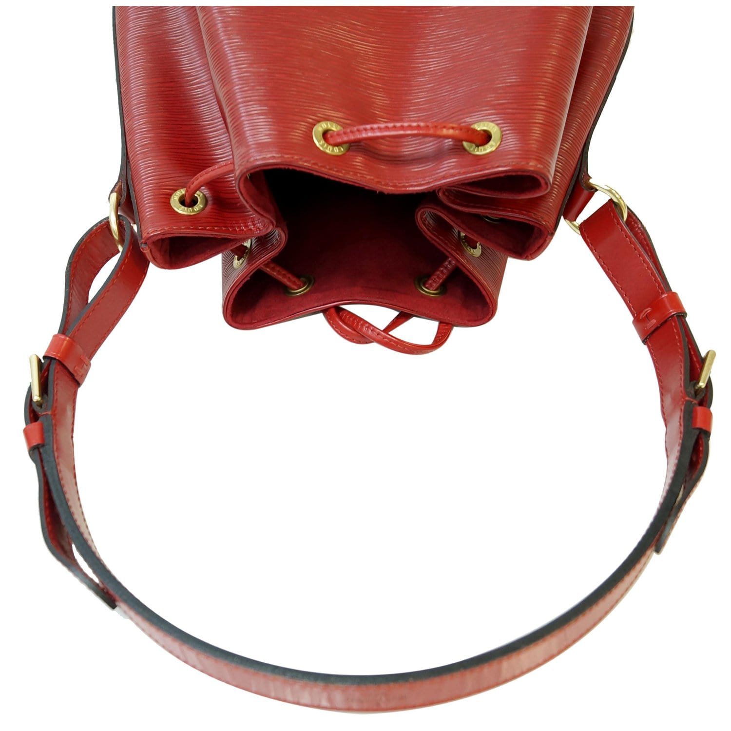 LOUIS VUITTON Shoulder Bag M40676 Red Fuchsia Epi Leather Epi Petit Noe