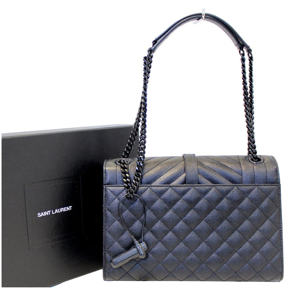 YVES Saint Laurent Envelope Medium Chain Shoulder Bag Black-US