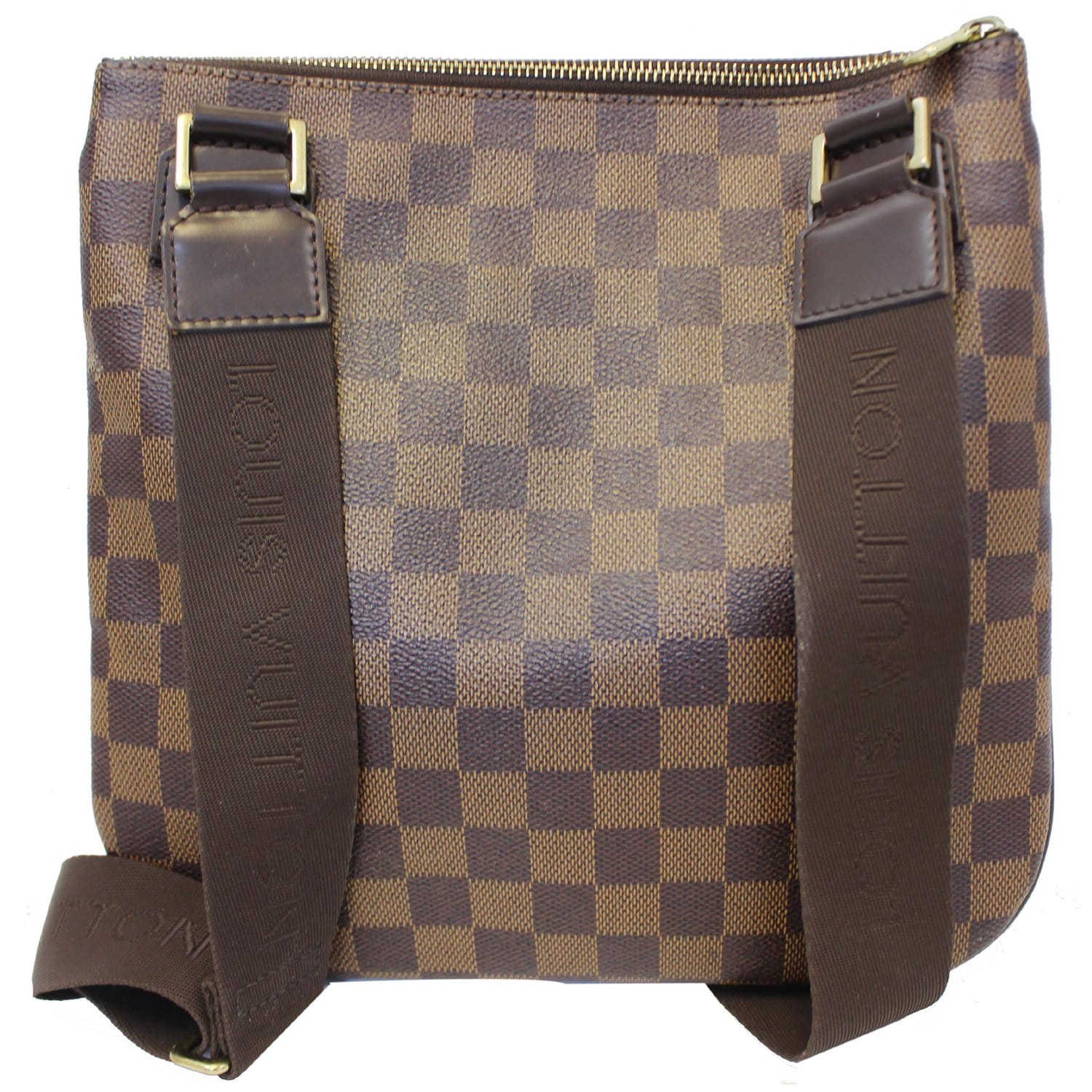 LOUIS VUITTON Pochette Bosphore Damier Ebene Brown Messenger Bag Crossbody  Leather ref.198702 - Joli Closet