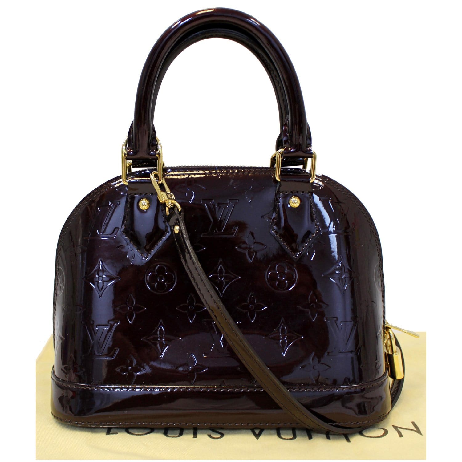 Louis Vuitton Bicolor Vernis Lisse Alma BB Bag – The Closet