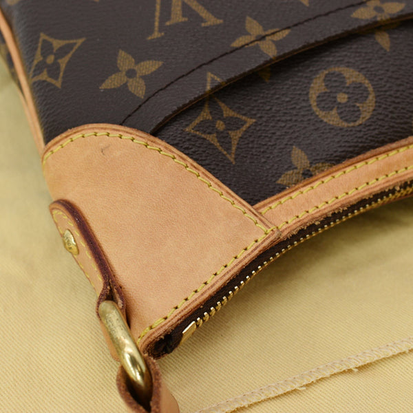 LOUIS VUITTON Odeon PM Monogram Canvas Crossbody Bag Brown