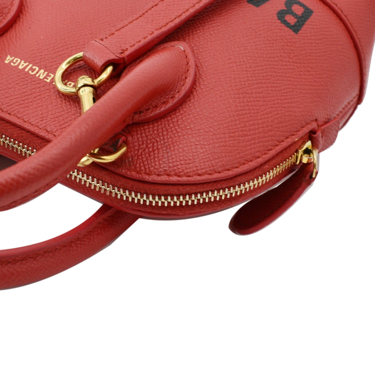 Ville top handle leather handbag Balenciaga Red in Leather - 22898505