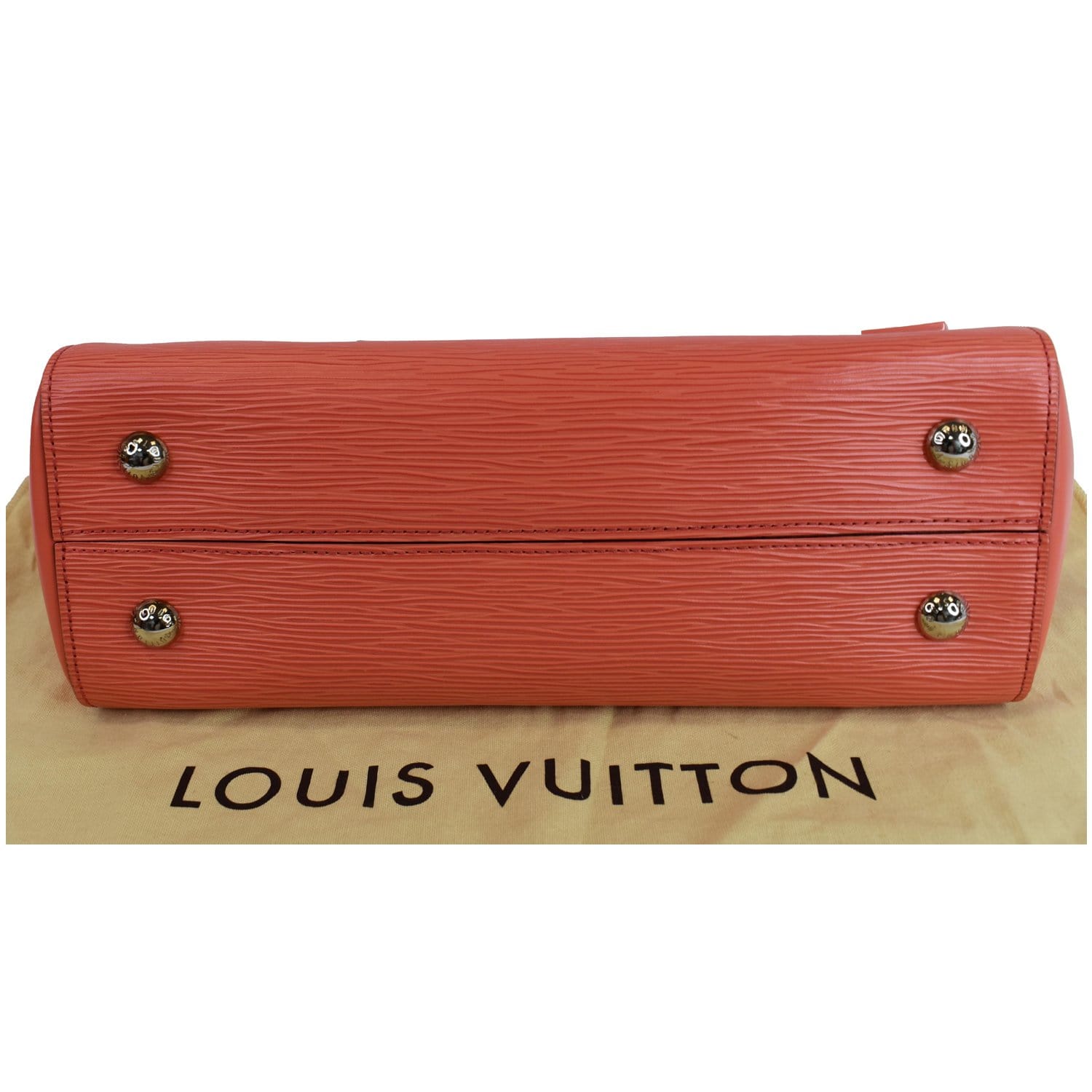 tas satchel Louis Vuitton Cluny Epi Leather BB Nude Satchel