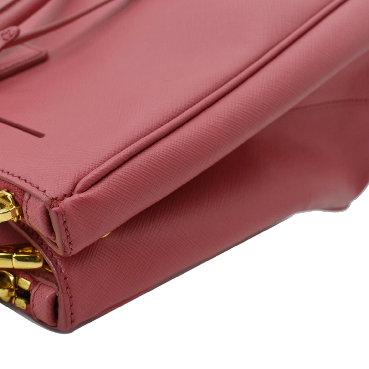 PRADA Galleria Large Saffiano Leather Tote Bag Pink