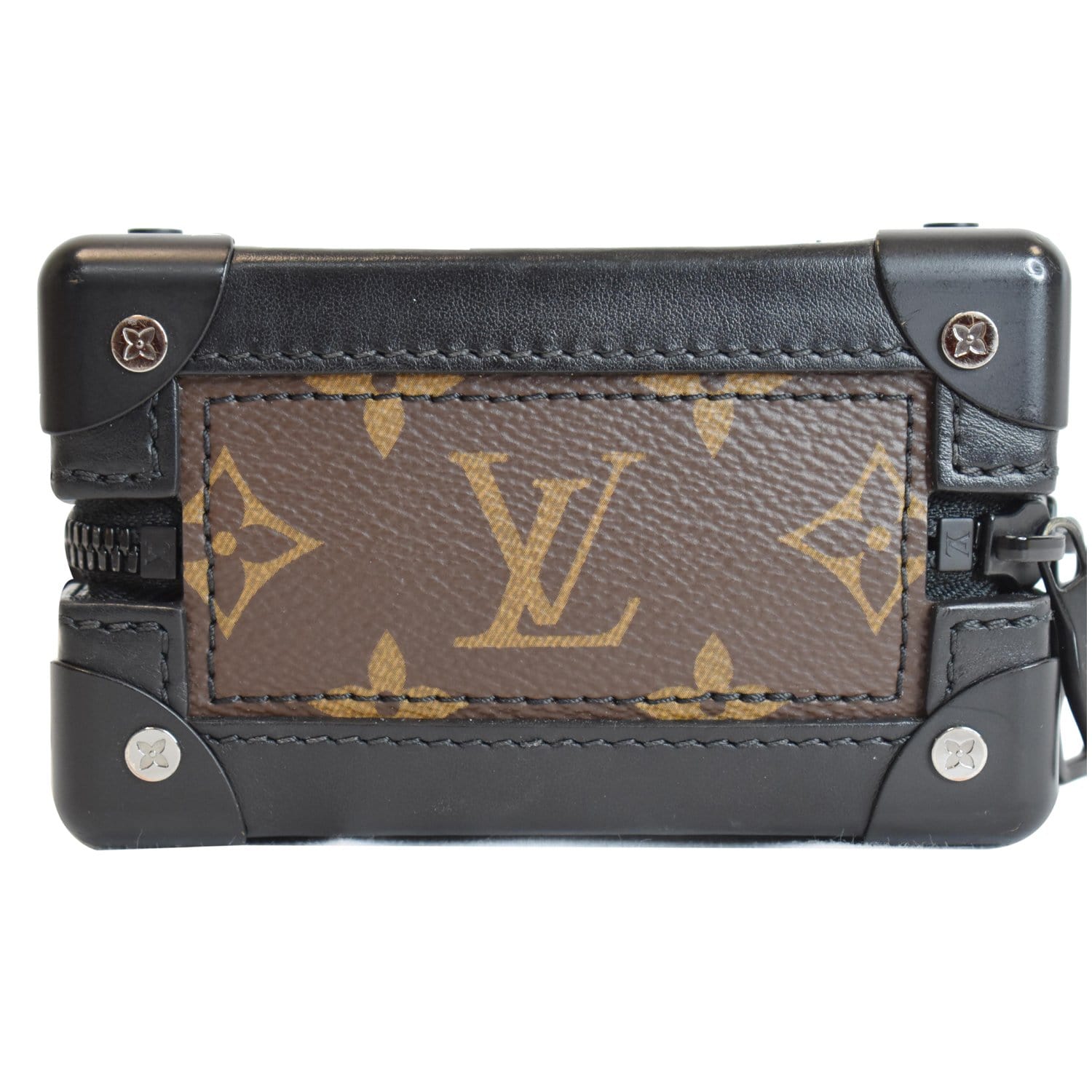 Louis Vuitton Flap Soft Trunk Messenger Black/White in Coated Canvas with  Silver-tone - US