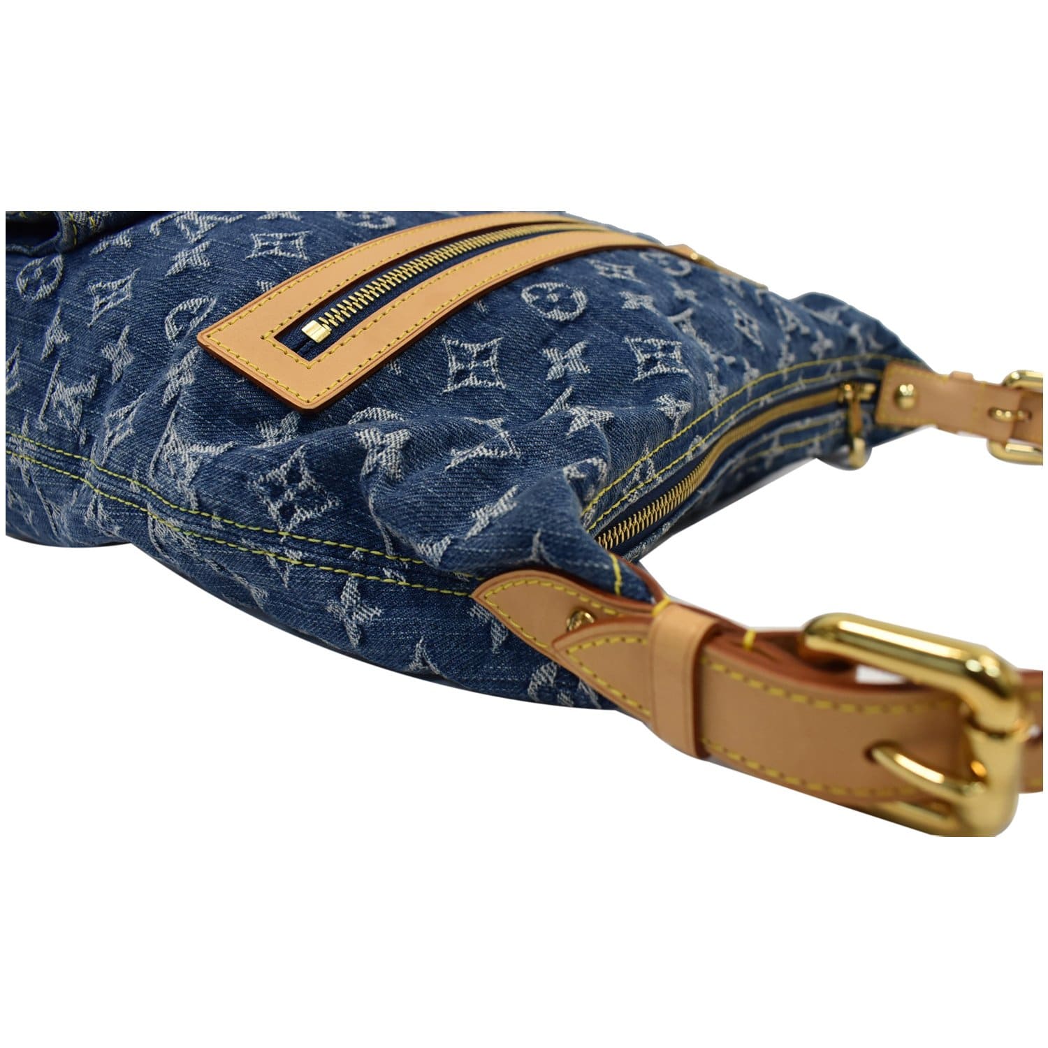 Louis Vuitton Monogram Denim Baggy GM - Blue Shoulder Bags