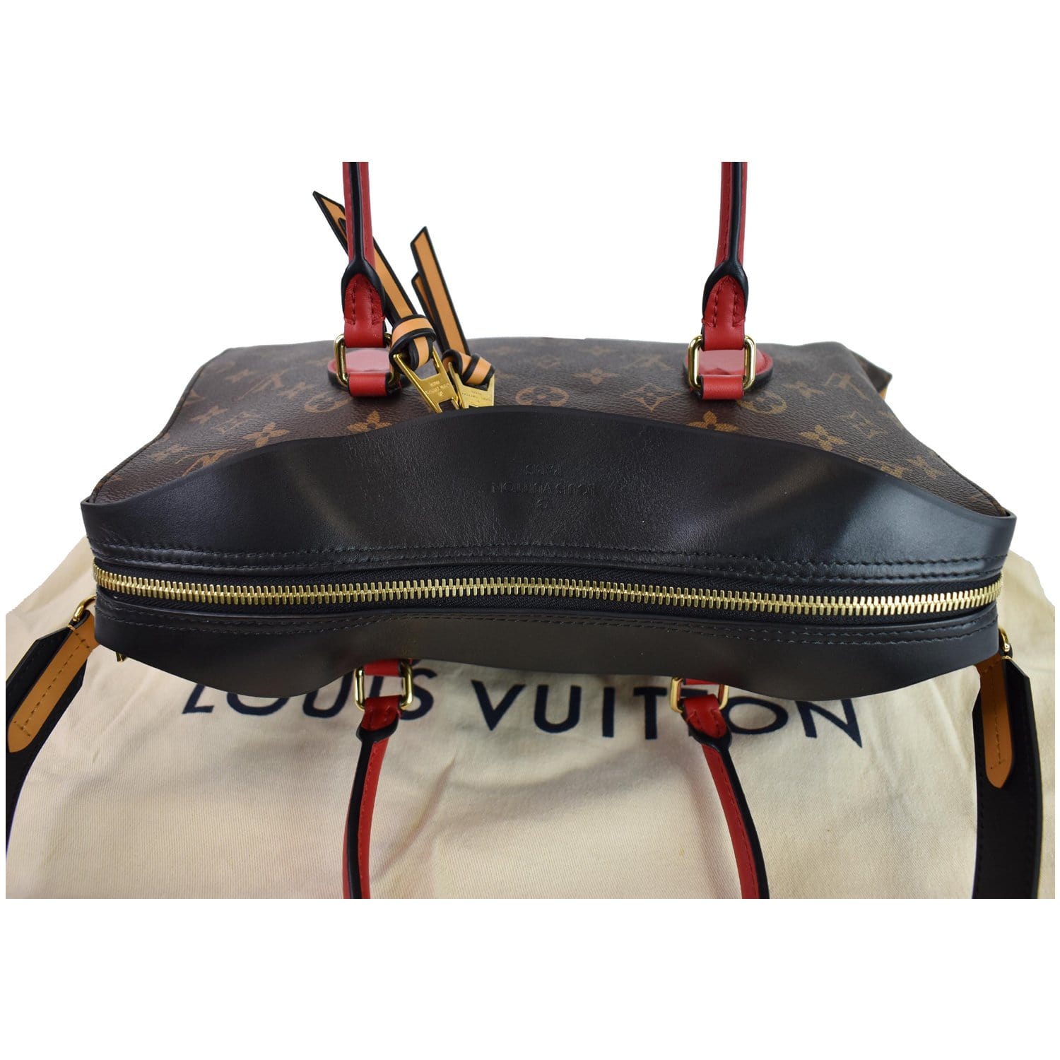 Louis+Vuitton+Tuileries+Shoulder+Bag+Medium+Brown+Canvas for sale