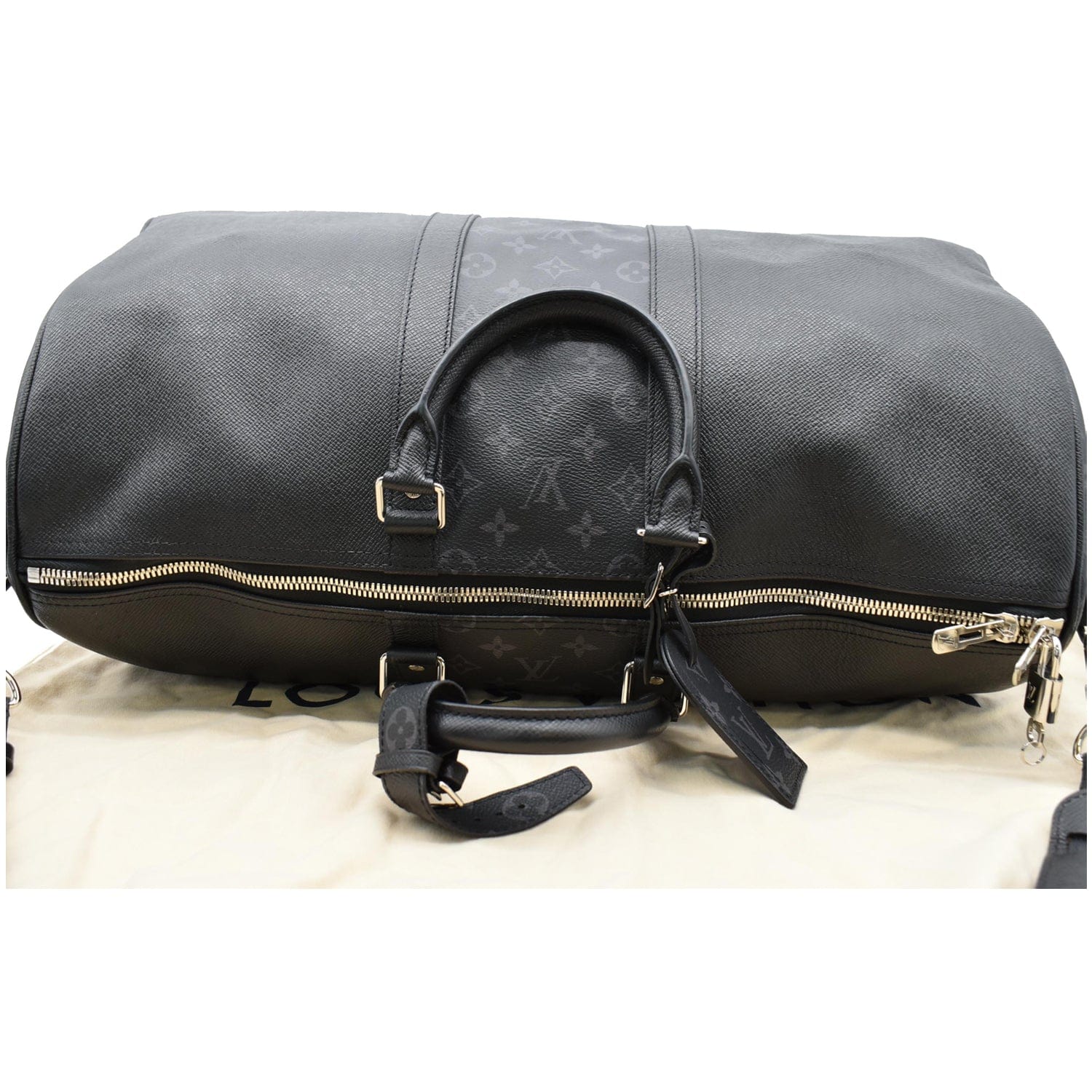 Louis Vuitton Monogram Satelite 50 Travel Bag with Shoulder Strap 2F220010n