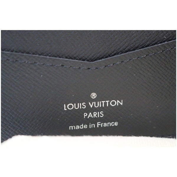 Louis Vuitton Slender NM Taiga Leather Wallet Tag