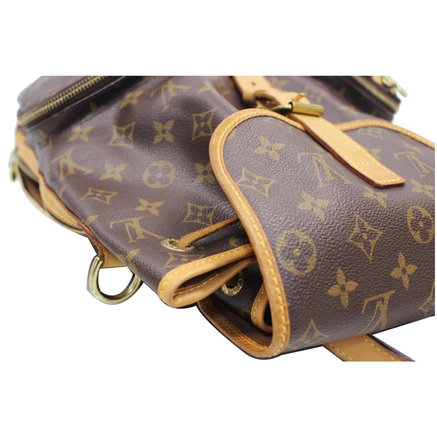 Louis Vuitton Backpack Bag Sac A Dos Bosphore LV Monogram Brown