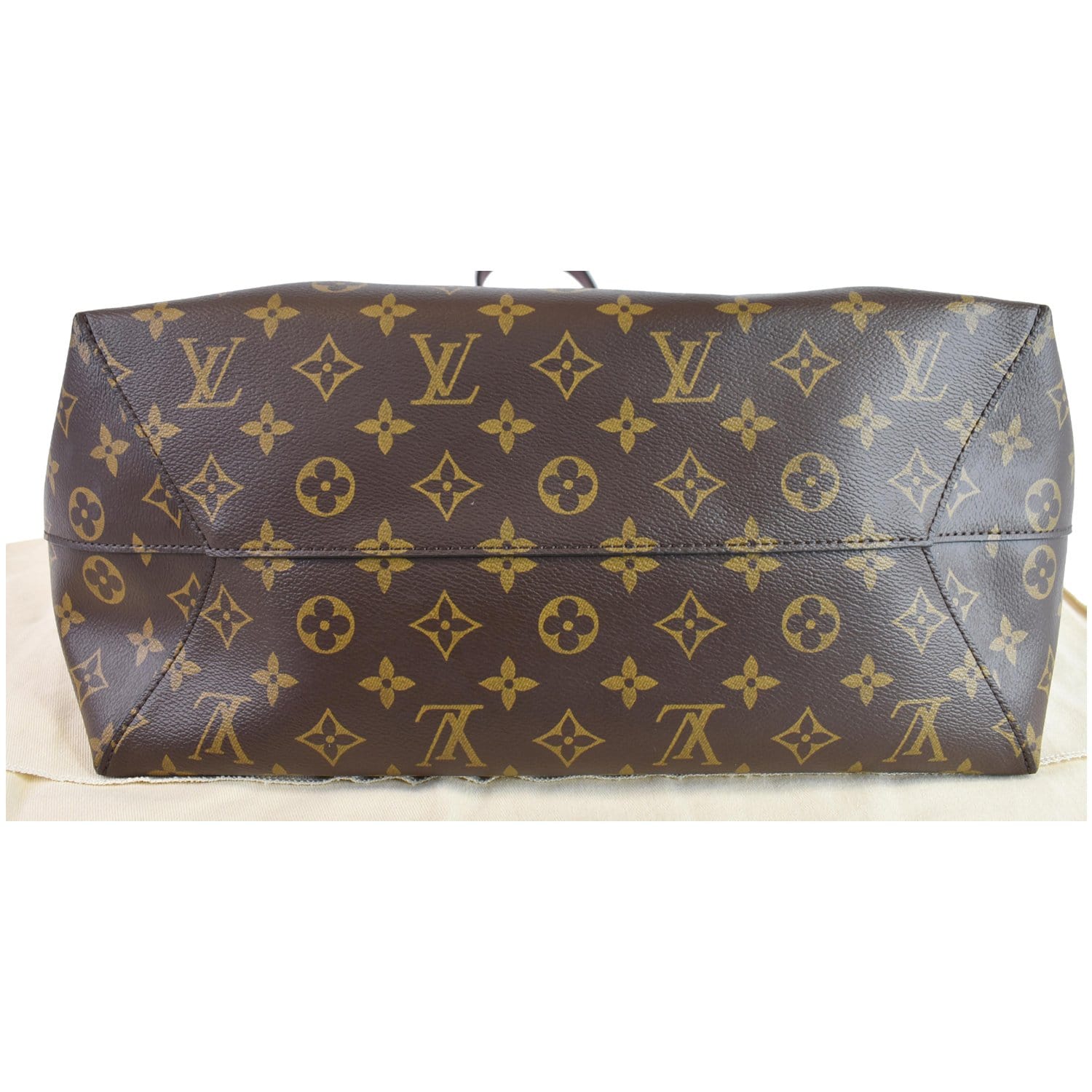 Louis Vuitton Gaia Monogram Shoulder Hobo Bag Purse Authentic Lock Key  Receipt