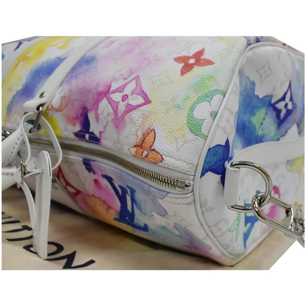 Louis Vuitton Watercolor Keepall 50 Bandouliere Monogram Travel Bag