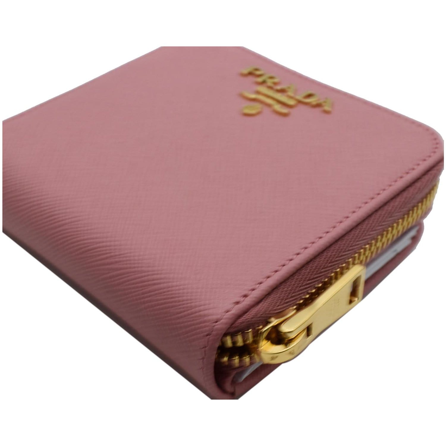 ↘️New Price↘️ Prada saffiano wallet on chain-pink Leather Type