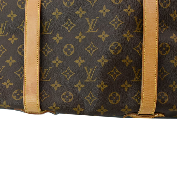 LOUIS VUITTON Saumur 43 XL Large Monogram Canvas Shoulder Bag Brown