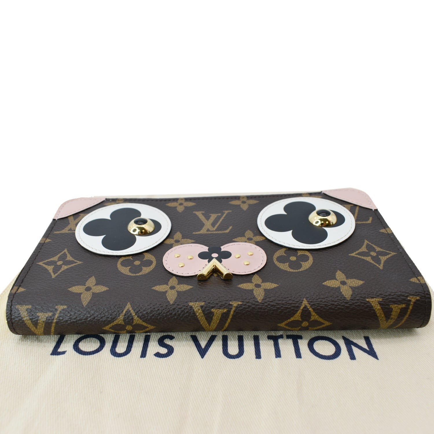 Louis Vuitton Pochette Felicie Monogram Valentine Dog (With Accessories)  Rose Ballerine
