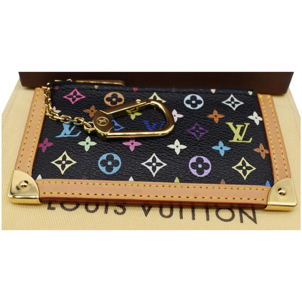 Louis Vuitton Pochette Key Cles Coin Case Multicolor