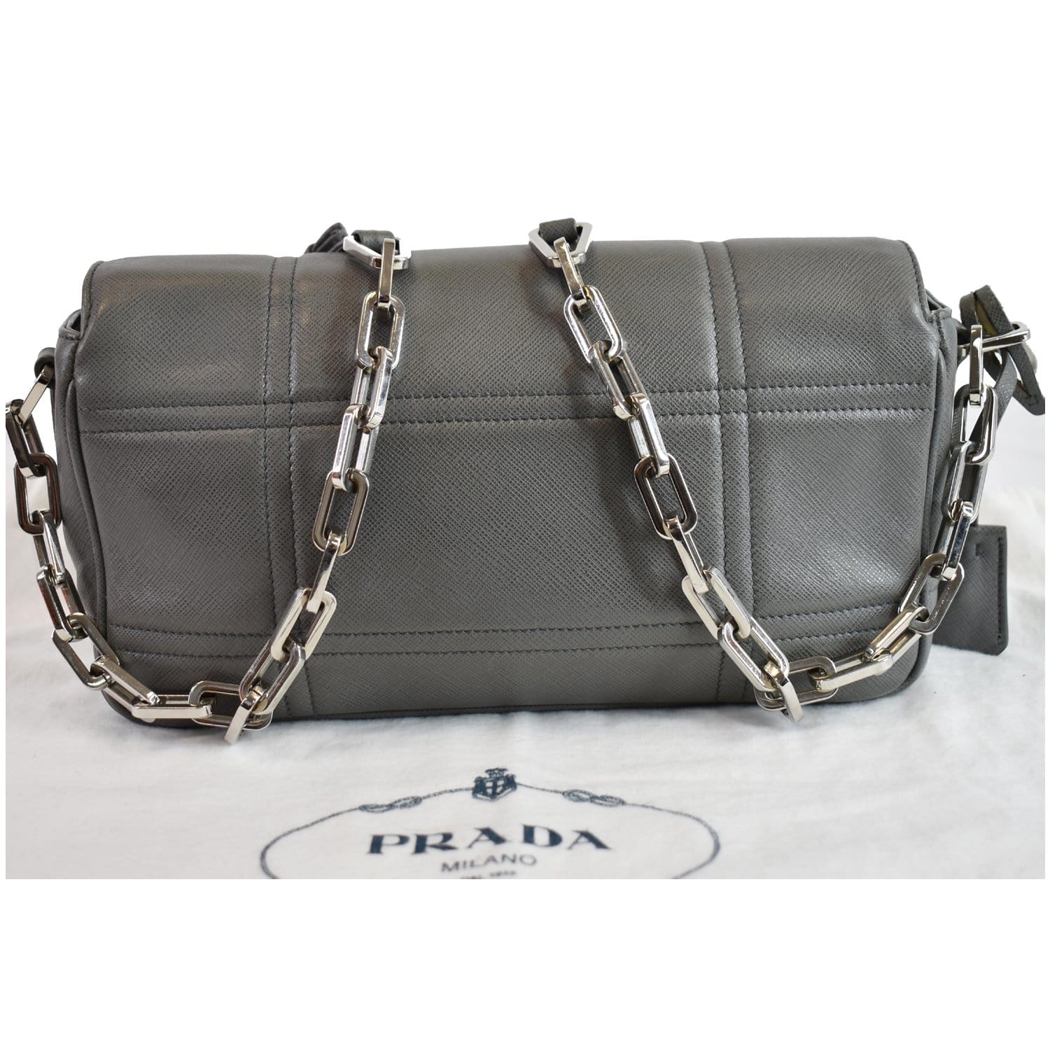 Prada Saffiano Leather Shoulder Bag Review - Glamour and Gains