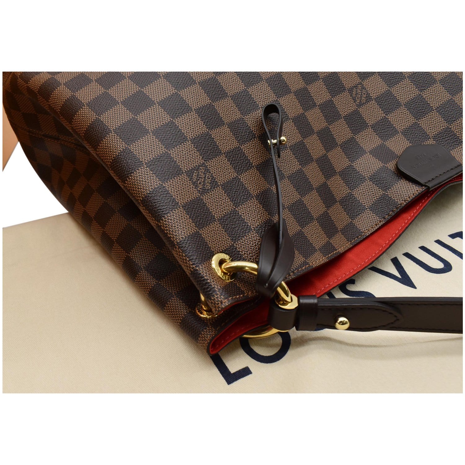 Graceful leather handbag Louis Vuitton Brown in Leather - 35756762