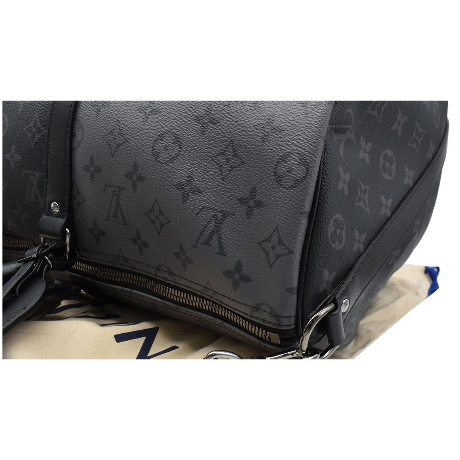 Louis Vuitton Keepall Monogram Bandouliere 50 Black