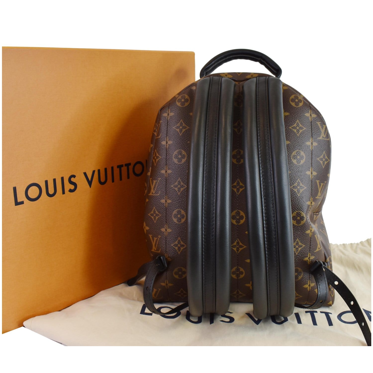 Palm springs leather backpack Louis Vuitton Brown in Leather - 36488686