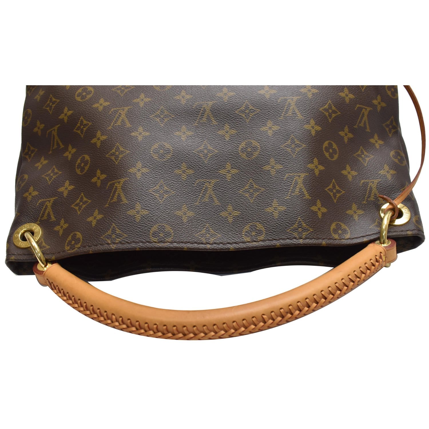 Artsy leather handbag Louis Vuitton Brown in Leather - 35104791