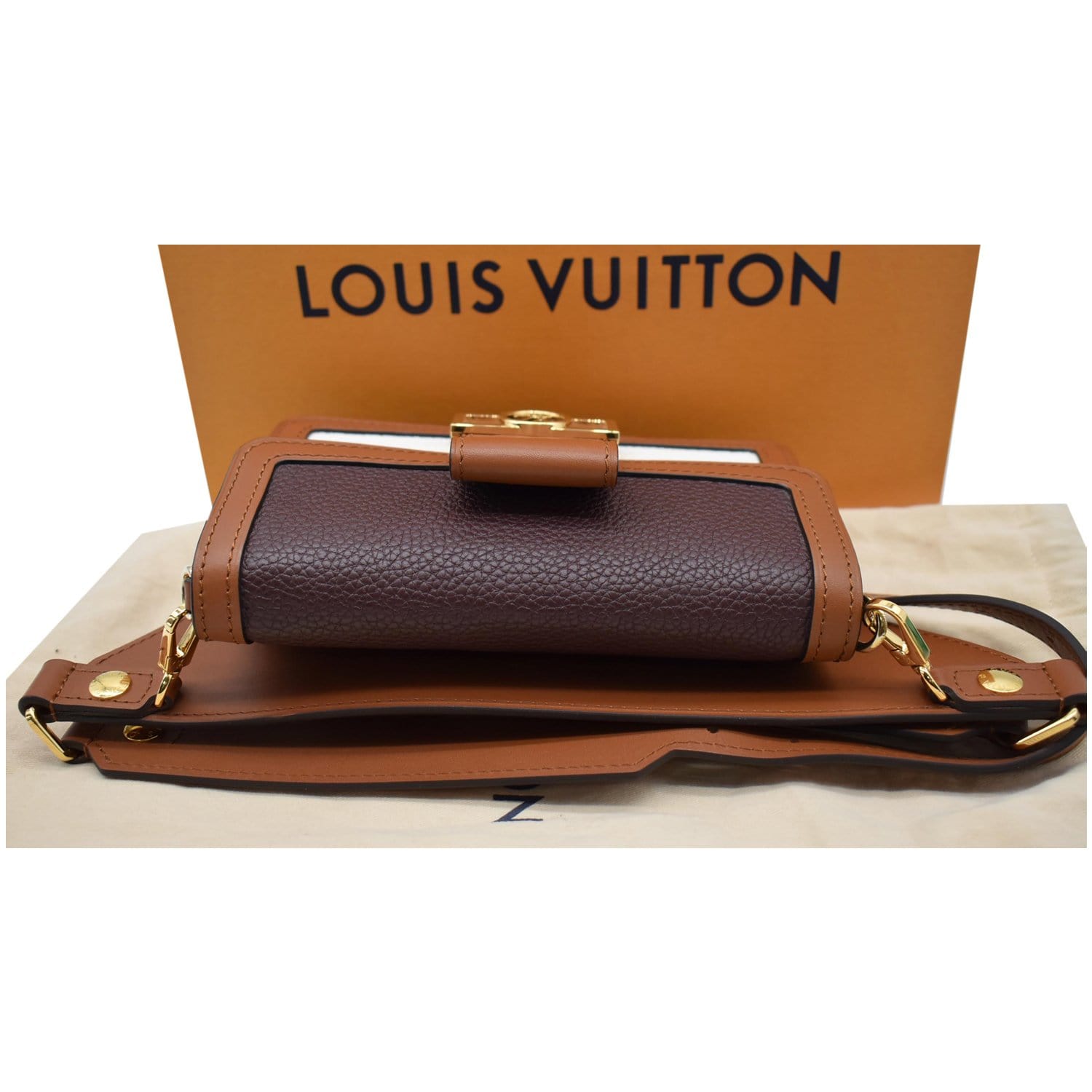 Louis Vuitton Dauphine Handbag Taurillon Leather Mini at 1stDibs
