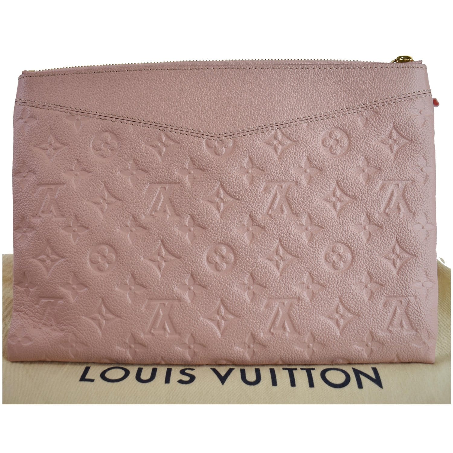 Unboxing Louis Vuitton Mini Pochette Empreinte leather in Rose